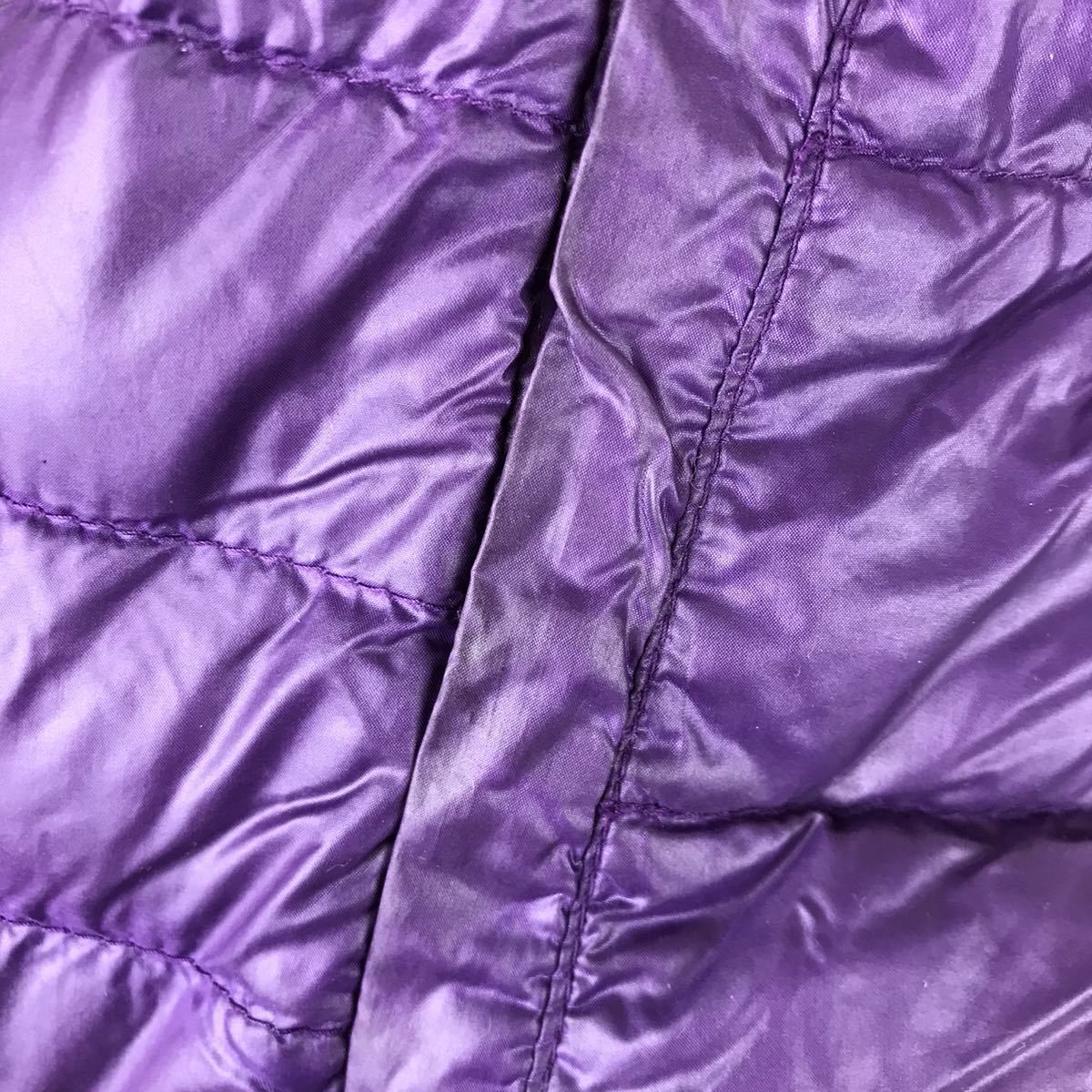 UNIQLO ユニクロ ウルトラライト ダウン パーカー パープル 紫色 S レディース ジャケット アウトドア トラベル ウェア 防寒 ナイロン