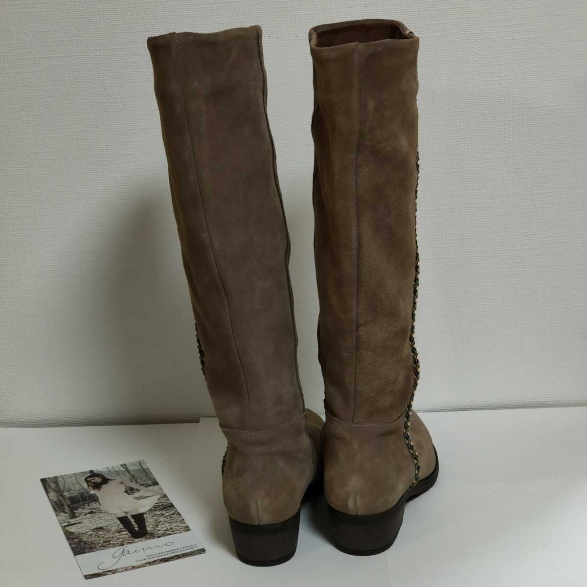  beautiful goods gaimogaimo original leather suede material long boots 24cm