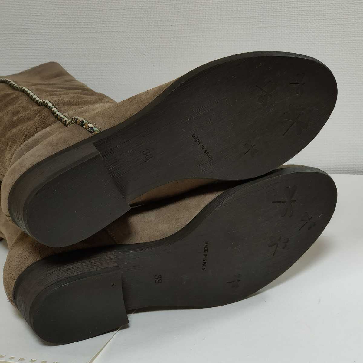  beautiful goods gaimogaimo original leather suede material long boots 24cm