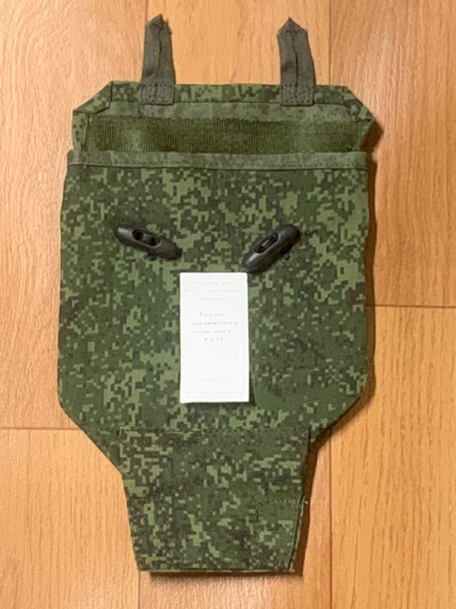 珍品 未使用 デッドストック ロシア軍 BTK デジタルフローラ迷彩 RD-54 空挺 背嚢 バックパック⑤ スコップカバー付 デジフロ ロシア連邦軍_画像7