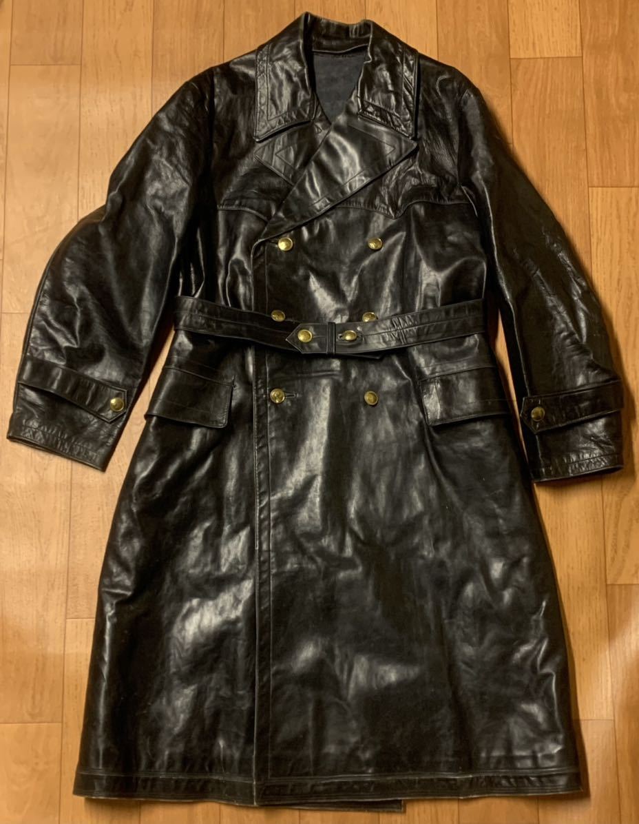 Yahoo!オークション - 珍品 ソ連軍 40s~60s ダブル レザー Yahoo!オークション - 珍品 ソ連軍 40s~60s ダブル レザー