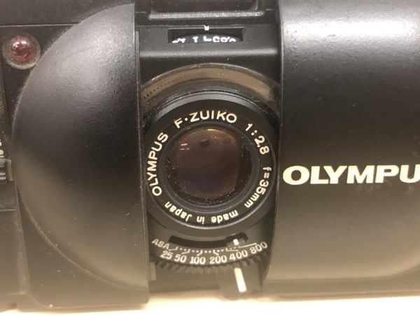 W541-T2-582◎ OLYMPUS オリンパス コンパクトフィルムカメラ XA レンズ：f=35mm 1:2.8_画像4
