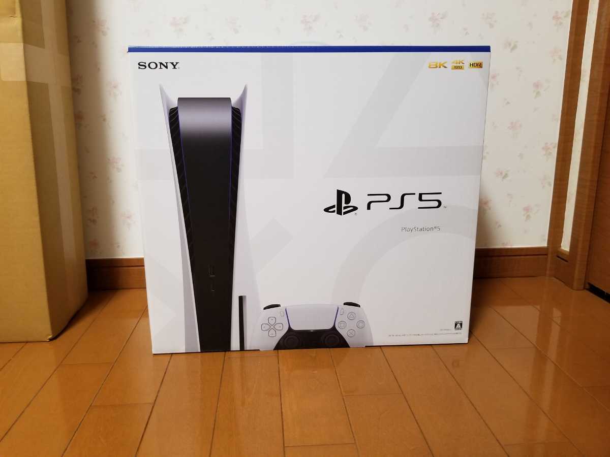 即決 新品未開封 PS5 本体 SONY Playstation5 CFI-1000A01 825GB ディスクドライブ搭載モデル 通常版 ソニー _画像1
