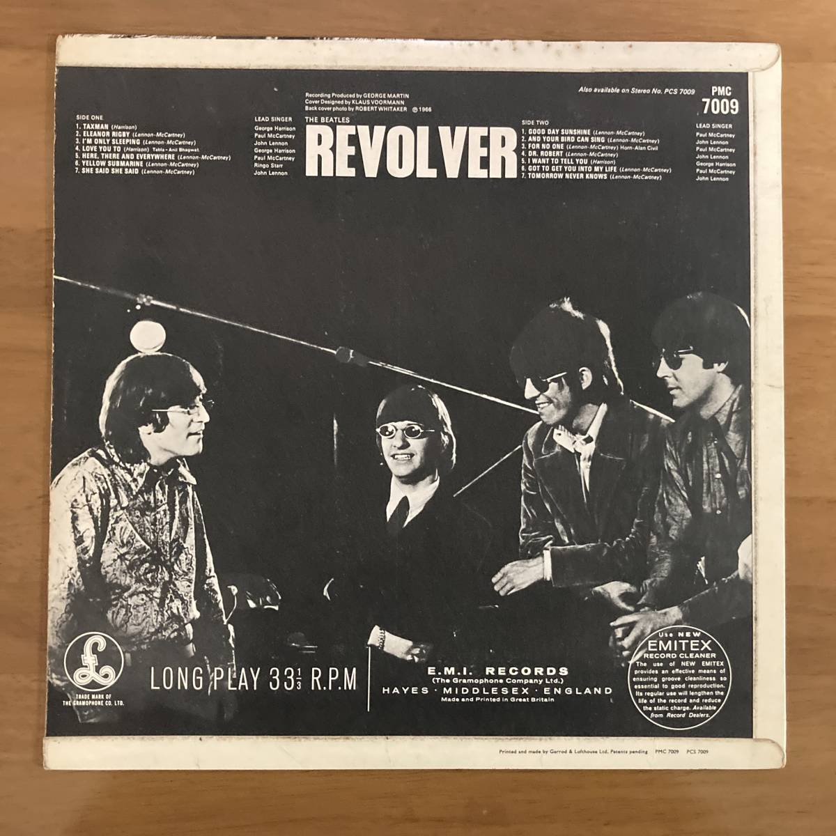 UK盤イエロー・パーロフォン　マト2/3　REVOLVER/mono　ビートルズ　THE BEATLES_画像7