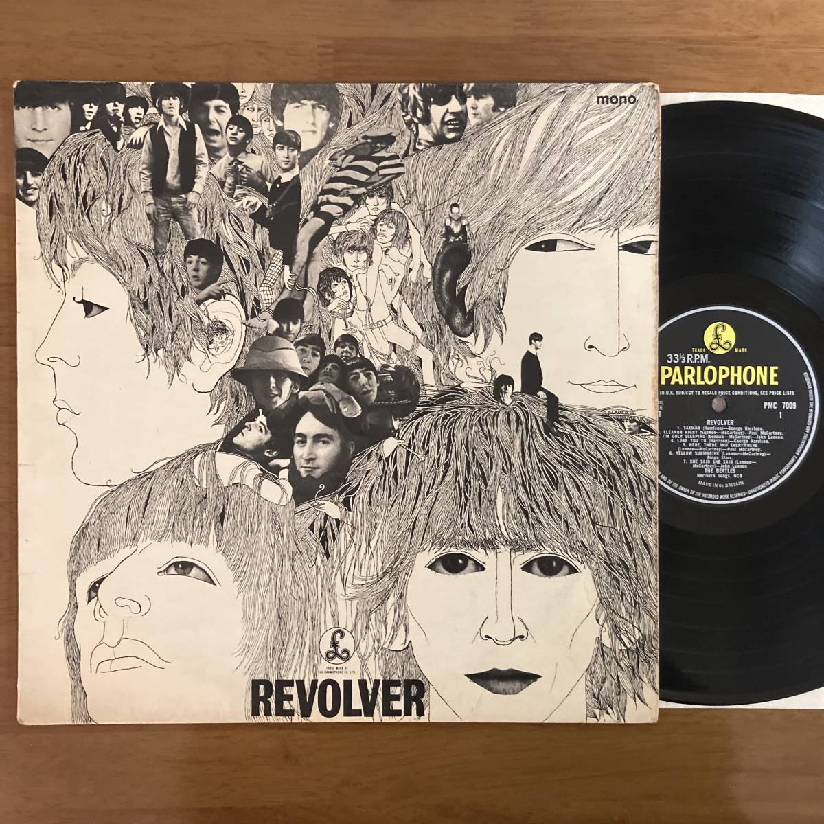 UK盤イエロー・パーロフォン　マト2/3　REVOLVER/mono　ビートルズ　THE BEATLES