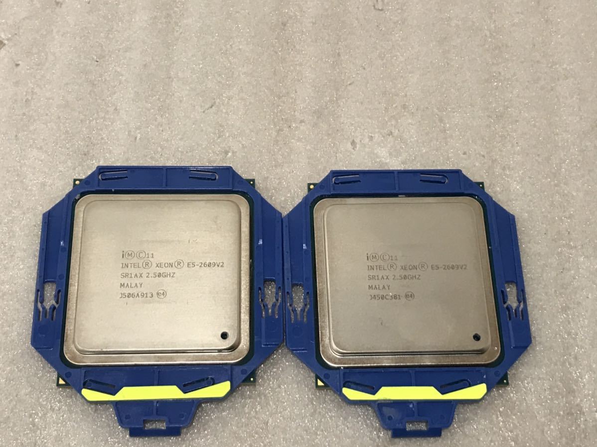 《中古》Intel Xeon E5-2609V2 2.50GHz SR1AX 2枚セット