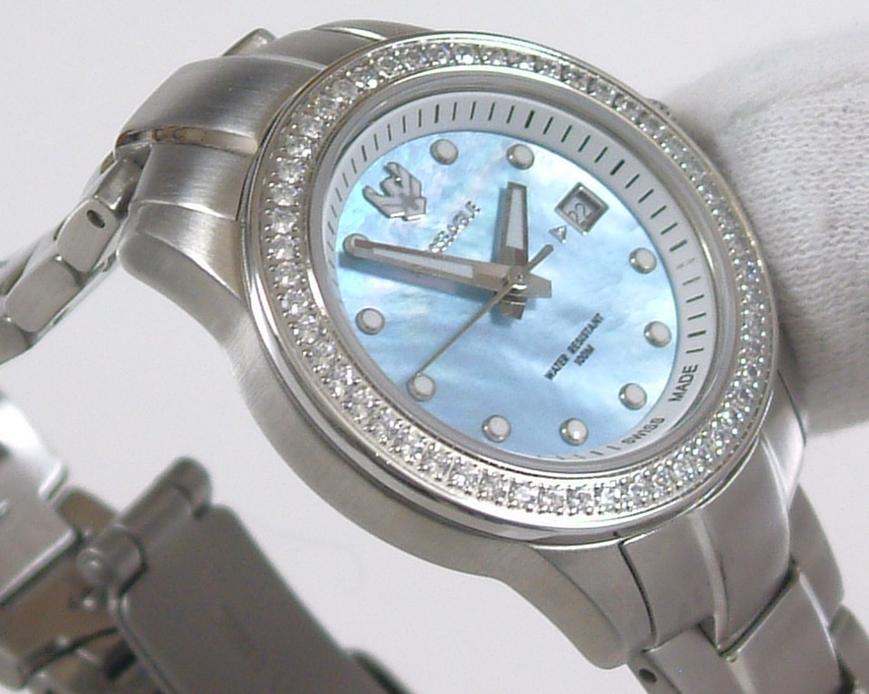 ■SWISS EAGLE スイスイーグル■未使用■バタリオン ブルーシェル文字盤 SE-6033-33■レディース腕時計_画像8