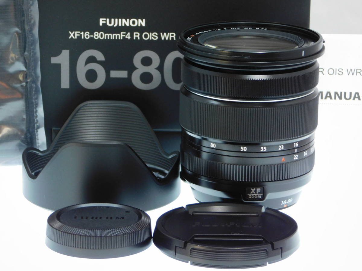 6034 ■新品級■ FUJIFILM フジノンレンズ XF 16-80mm F4 R OIS WR 付属品完備（元箱付）_画像1