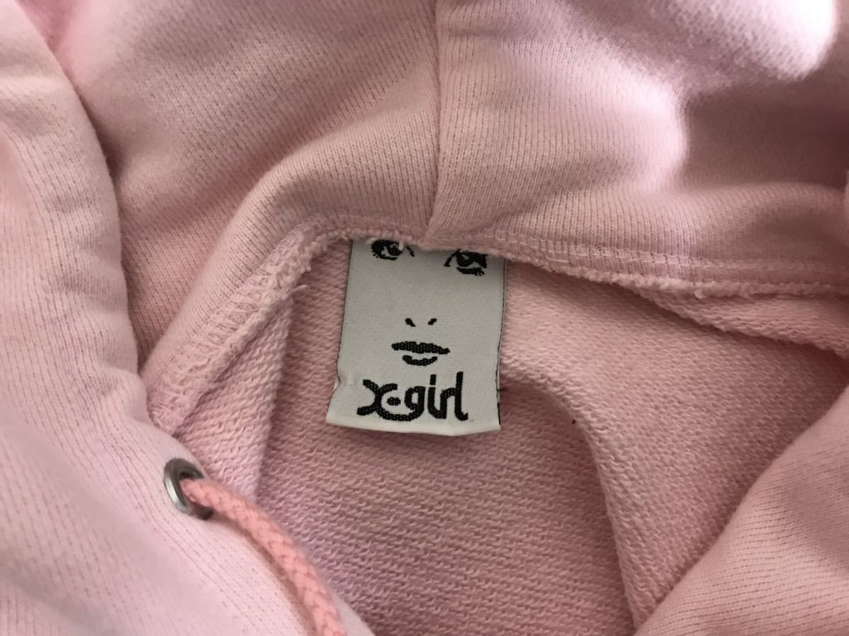 本物エックスガールxgirlロゴ刺繍コットンスウェットトレーナー 本物エックスガールxgirlロゴ刺繍コットンスウェットトレーナー