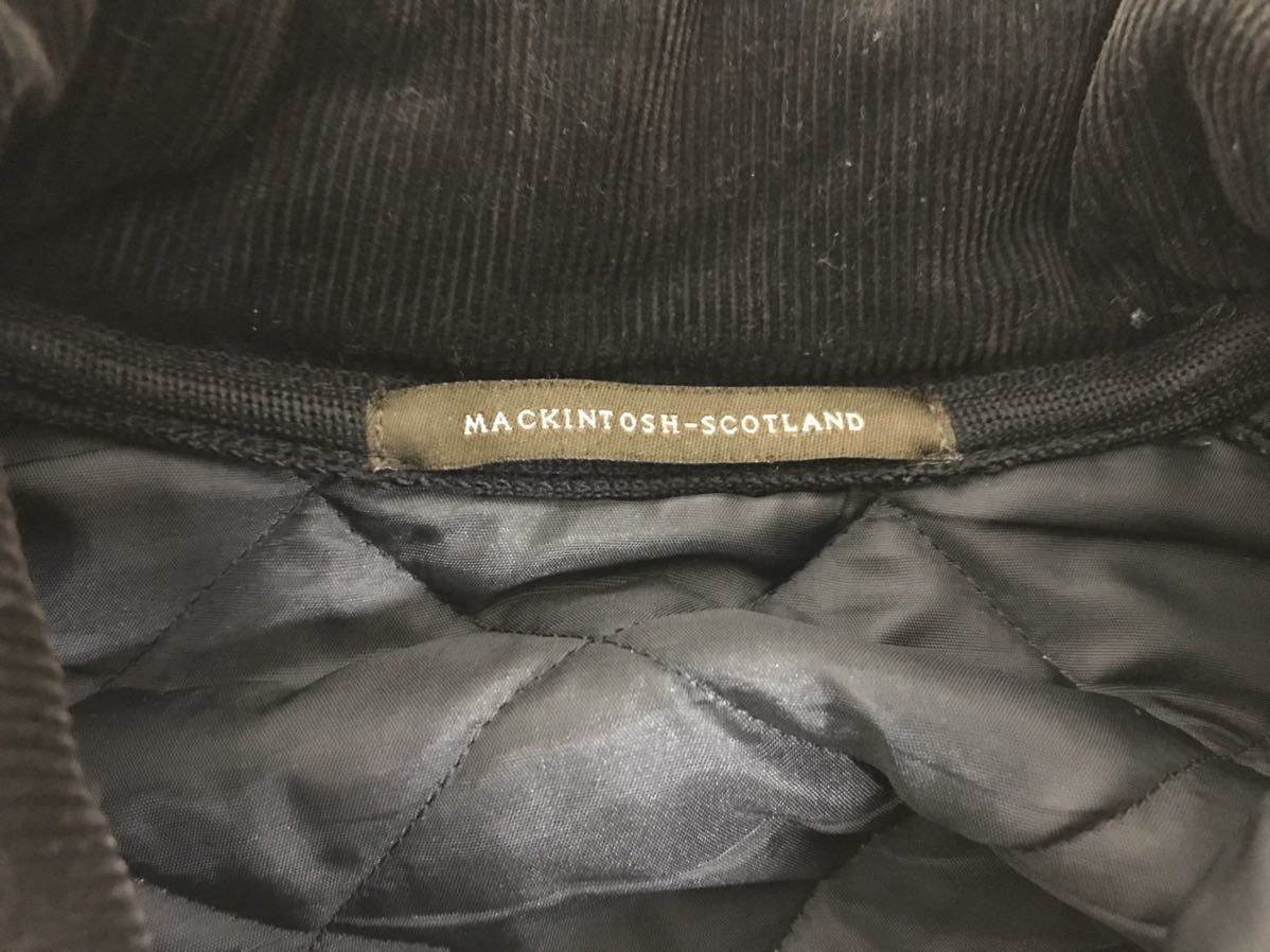 本物マッキントッシュMACKINTOSHウールカシミアキルティングジャケット