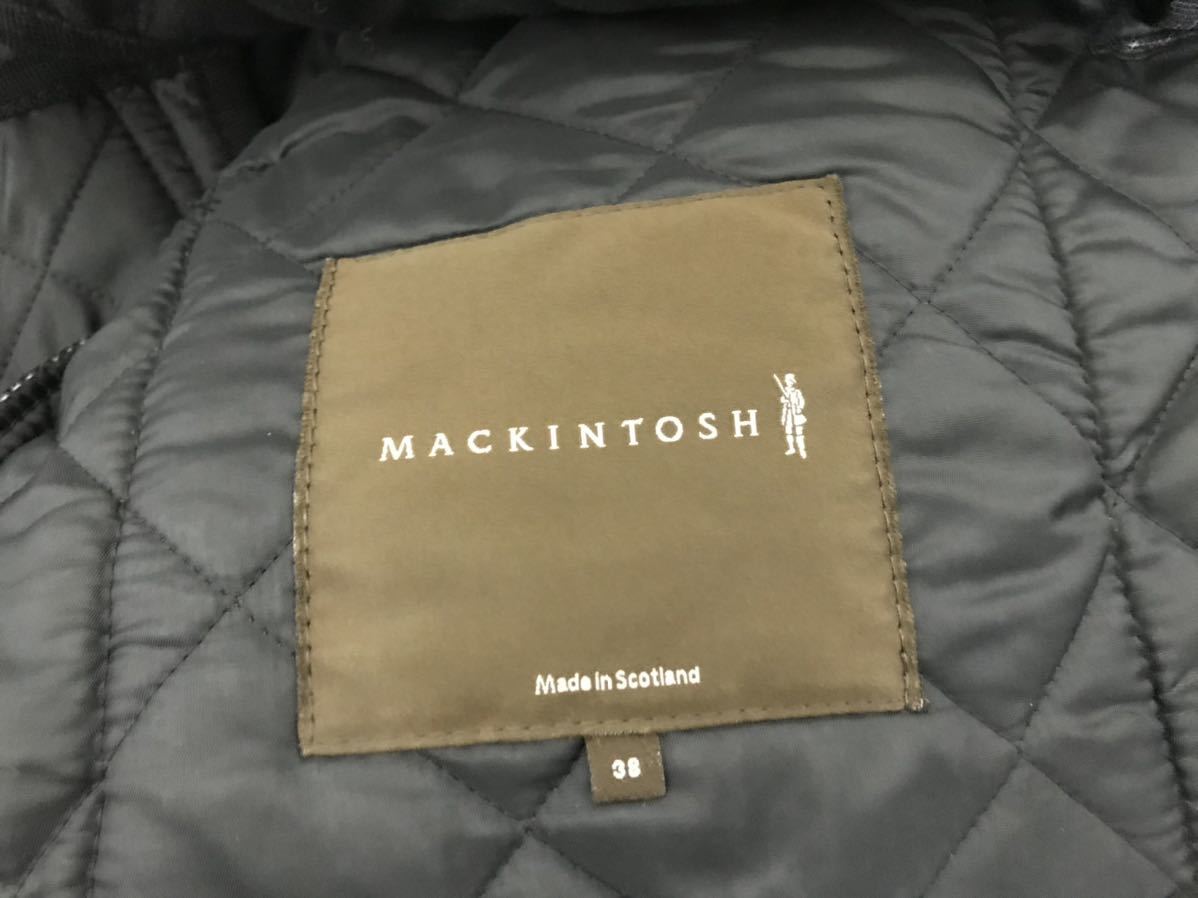 本物マッキントッシュMACKINTOSHウールカシミアキルティングジャケット