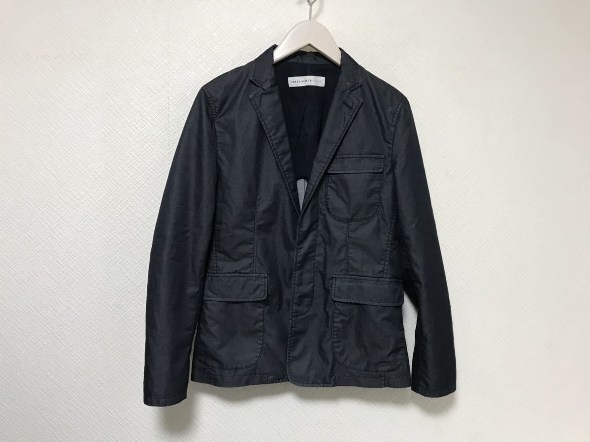  прекрасный товар подлинный товар Takeo Kikuchi Tokyo TAKEOKIKUCHITOKYO Denim tailored jacket мужской темно-синий темно-синий деловой костюм 1S