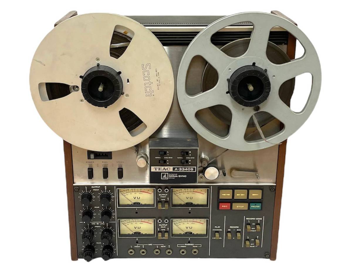通電未確認】TEAC/ティアック A-3340S 4ch オープンリール ステレオ