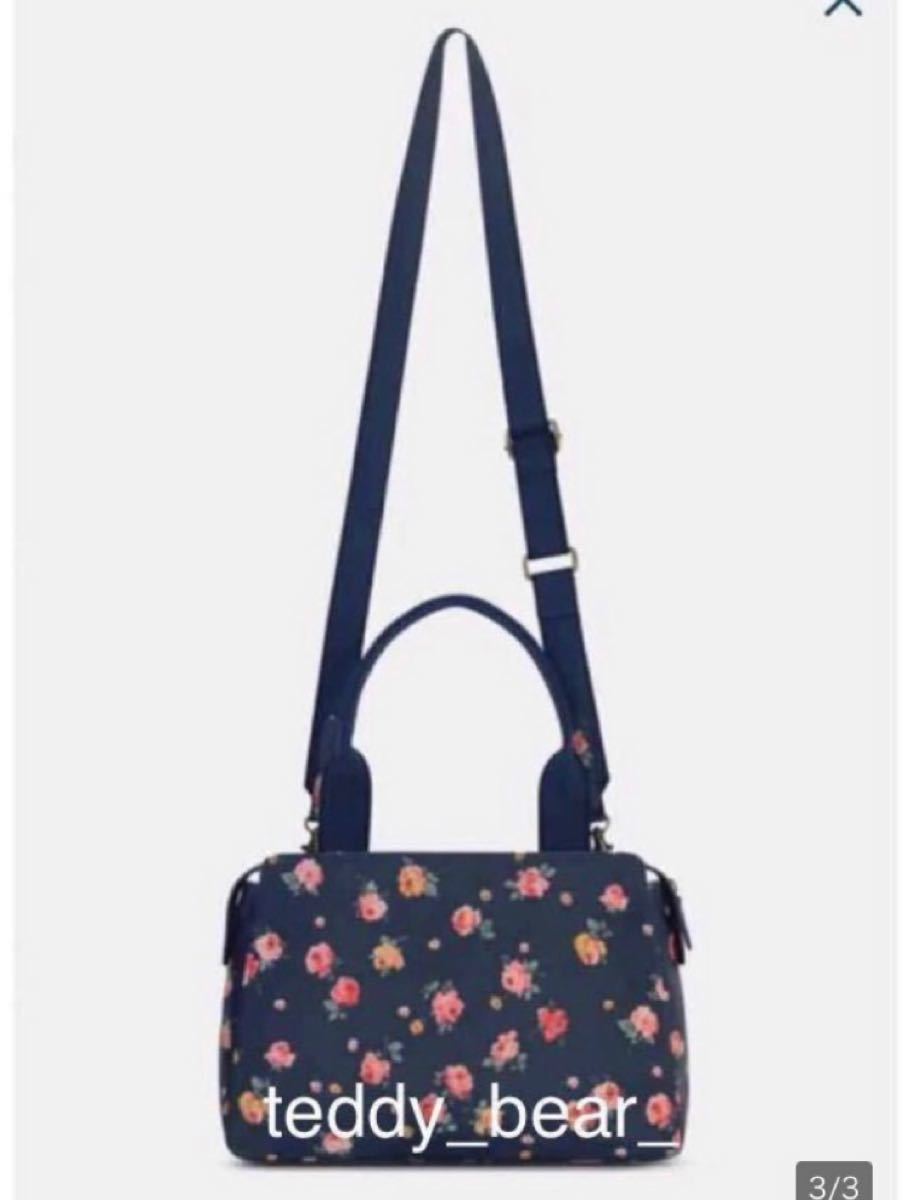 レア　新品　CathKidston キャスキッドソン　マルチポケット　ショルダーバッグ　ローズ柄　ハンドバッグ　花柄　クロスボディ