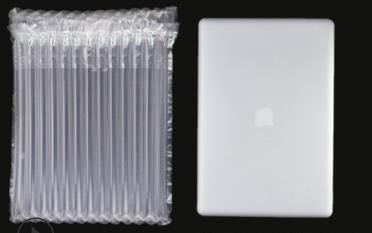 13-15インチノートパソコン緩衝梱包 エアー緩衝材 ノートパソコンパッキン PC用エアーバック ×100枚