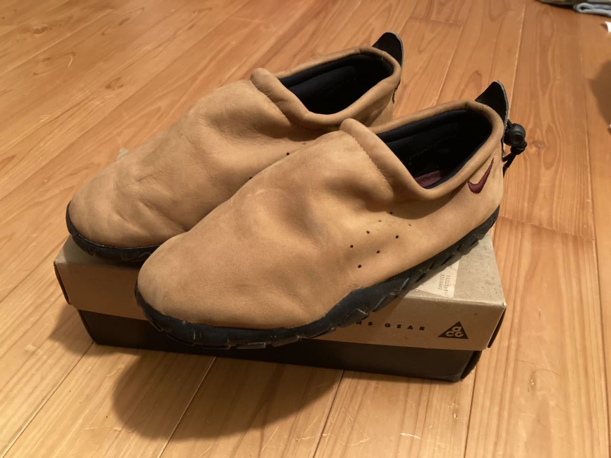 Yahoo!オークション - 【ほぼ未使用】nike air moc light bro...