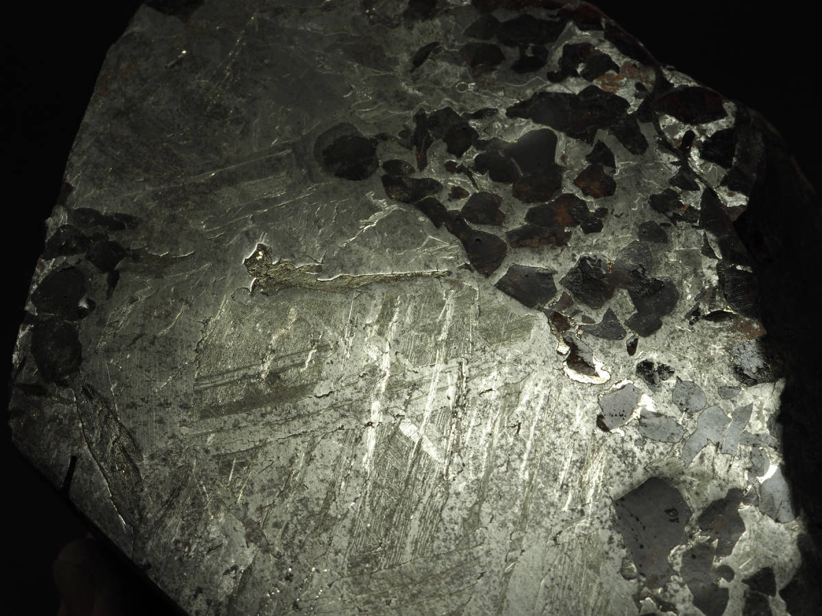..!pala site meteorite [Seymchan/seim tea n][3055 g] Russia *maga Dan district production / stone iron / mineral /.... stone 
