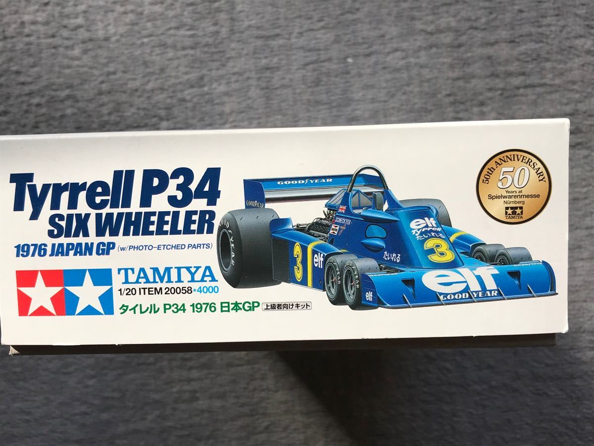 タミヤ 1/20 タイレルP34 日本GP 限定版 エッチングパーツ付