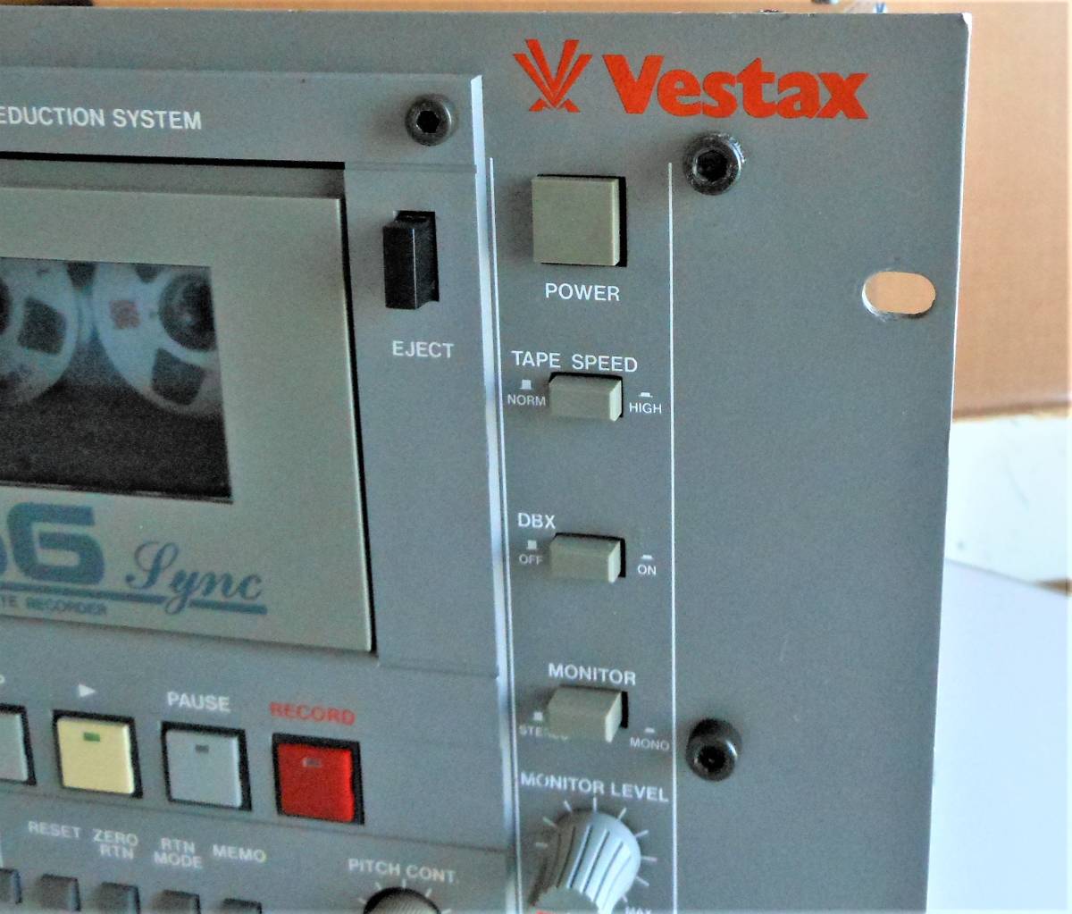 80s 6トラック・カセット MTR Vestax MR66 後期版 「SYNC」整備 80s 6トラック・カセット MTR Vestax MR66 後期版 「SYNC」整備