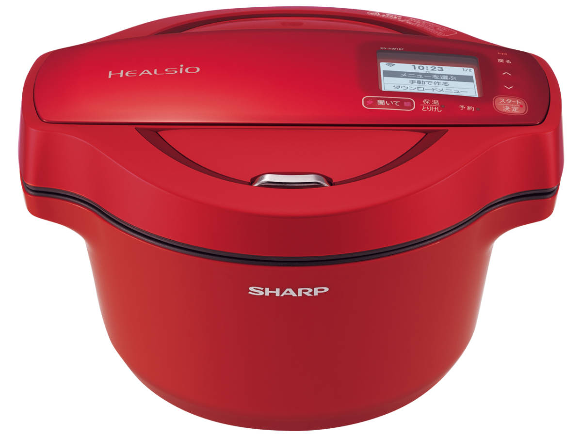 ☆シャープ SHARP KN-HW16F-R ヘルシオ ホットクック 展示未使用品