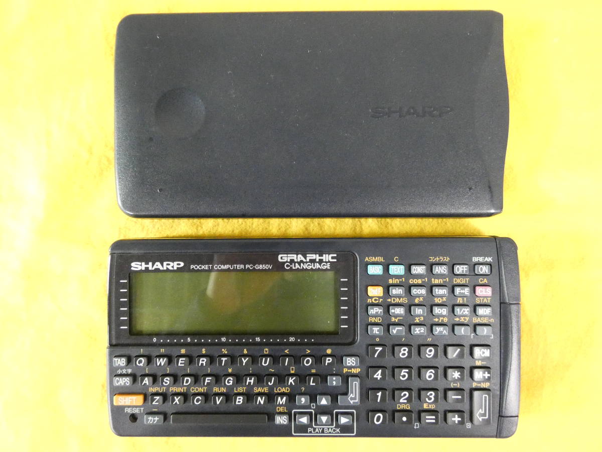 SHARP シャープ PC-G850V ポケットコンピュータ GRAPHIC C-LANGUAGE 