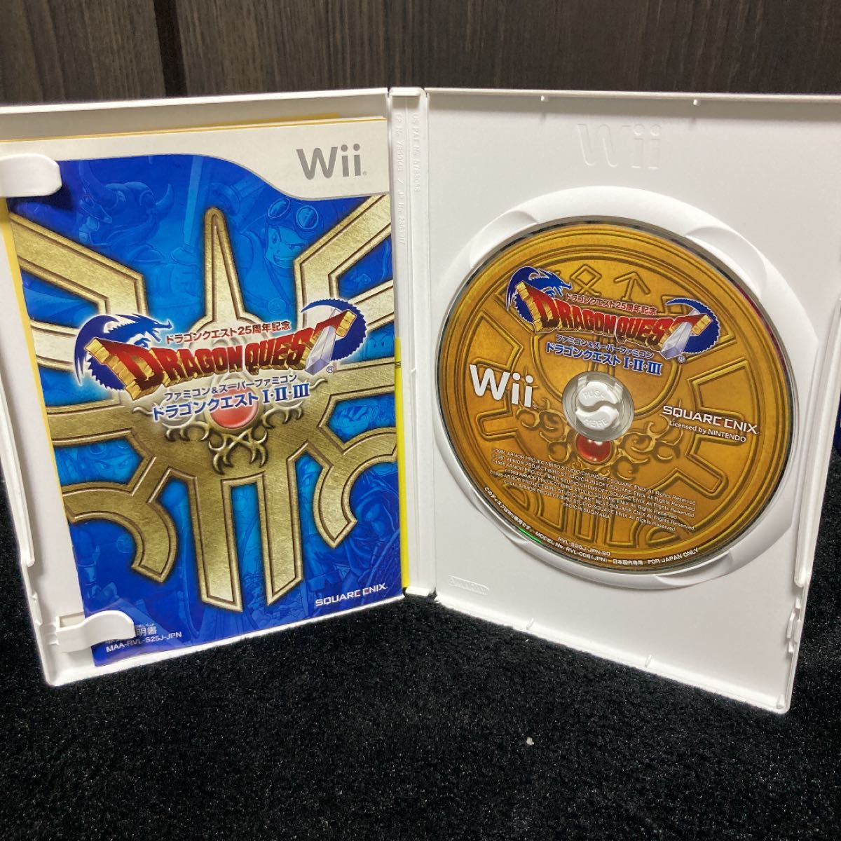 Wii ドラゴンクエストI・II・III Wiiソフト ドラゴンクエスト123 付属品完備　即日発送