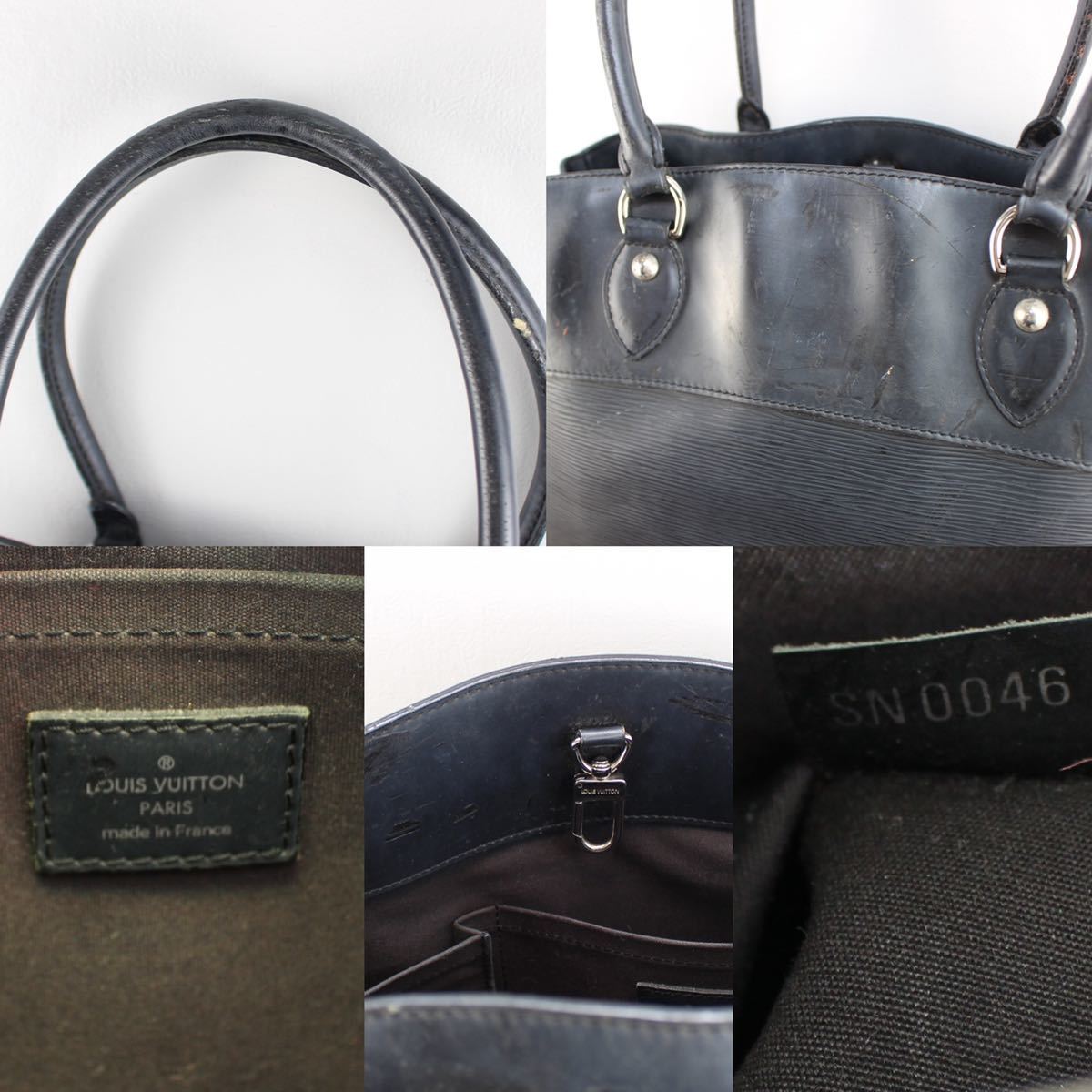 LOUIS VUITTON M48182 SN0046 LEATHER HAND BAG MADE IN FRANCE LOUIS VUITTON M48182 SN0046 LEATHER HAND BAG MADE IN FRANCE
