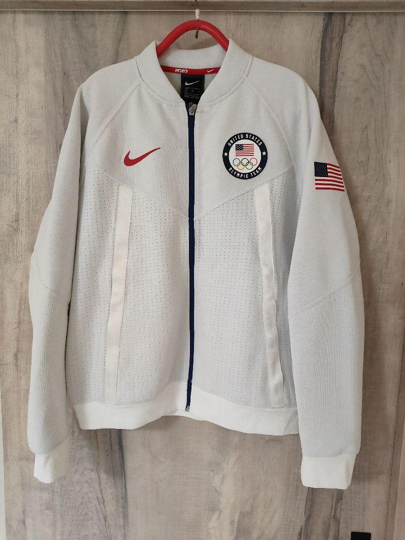 M 新品 NIKE TEAM USA 2020 TOKYO OLYMPICS TRACK JACKET ナイキ 東京オリンピック アメリカ代表 トラックジャケット ジャージ CK4567-100_画像1