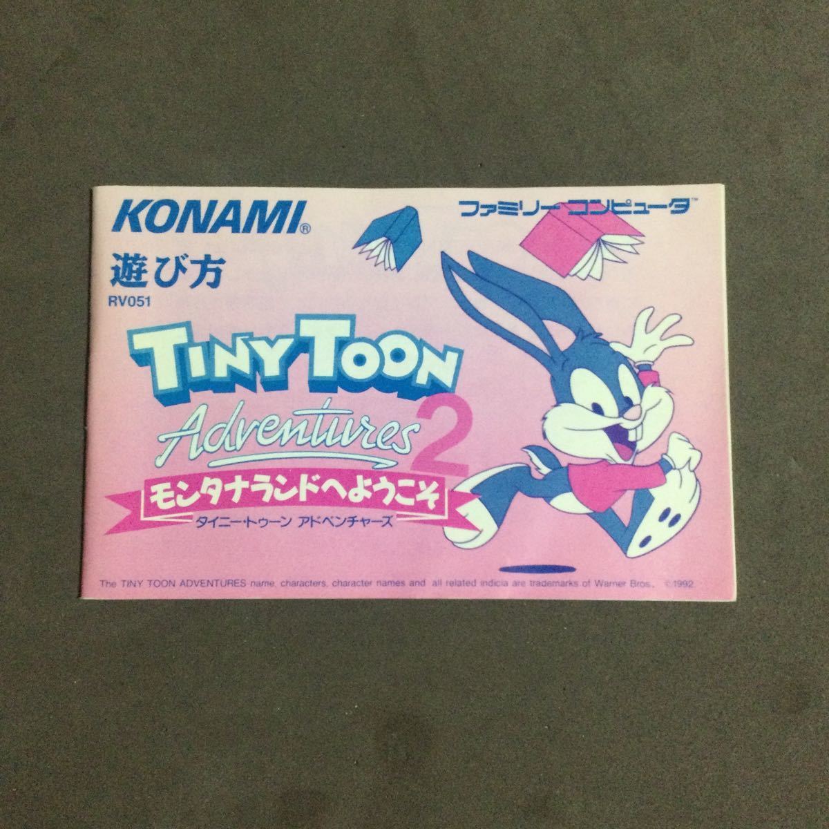 ファミコンソフト タイニートゥーンアドベンチャーズ2 箱説付き