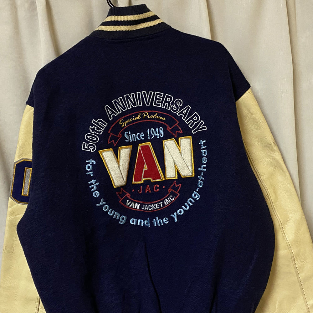 ヤフオク! - 90s 50周年記念 VAN NAC ヴァンヂャケット 袖...