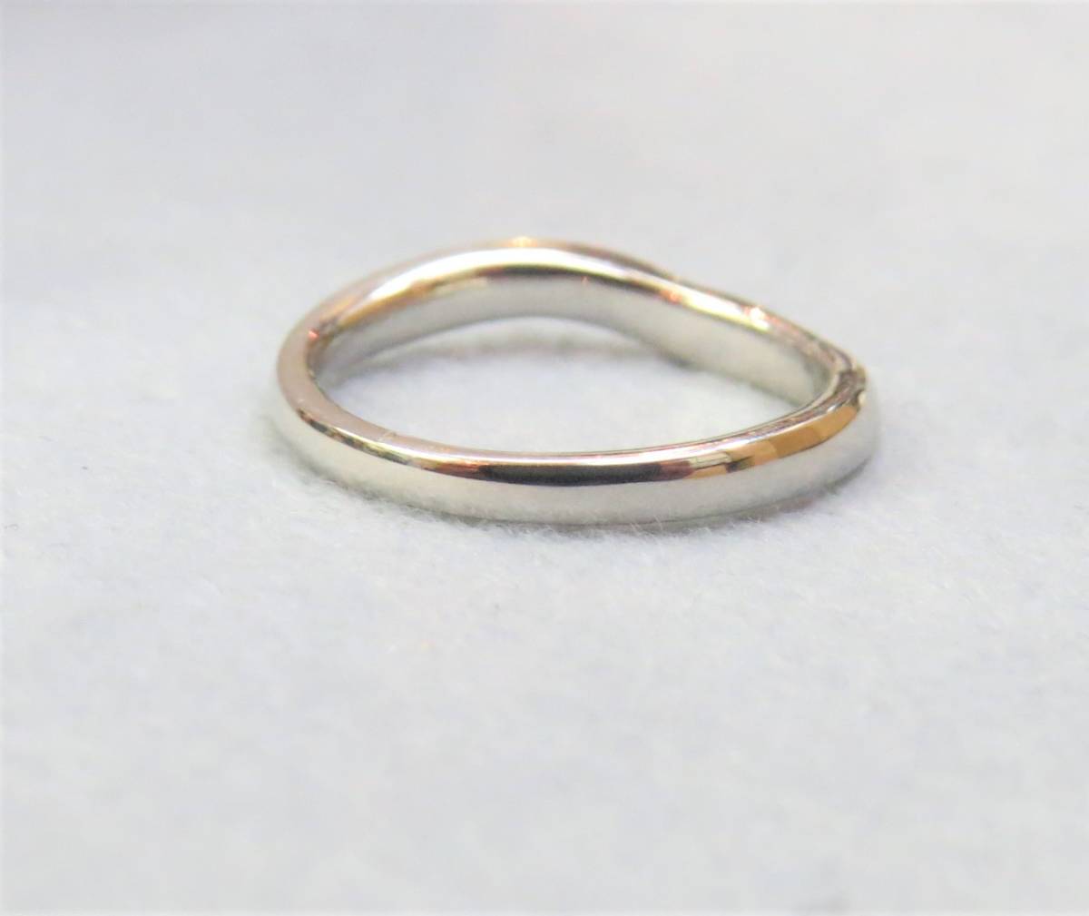  wedding ring [4*C][Pt950] consumption tax & postage included * natural diamond *3.2g* new goods 
