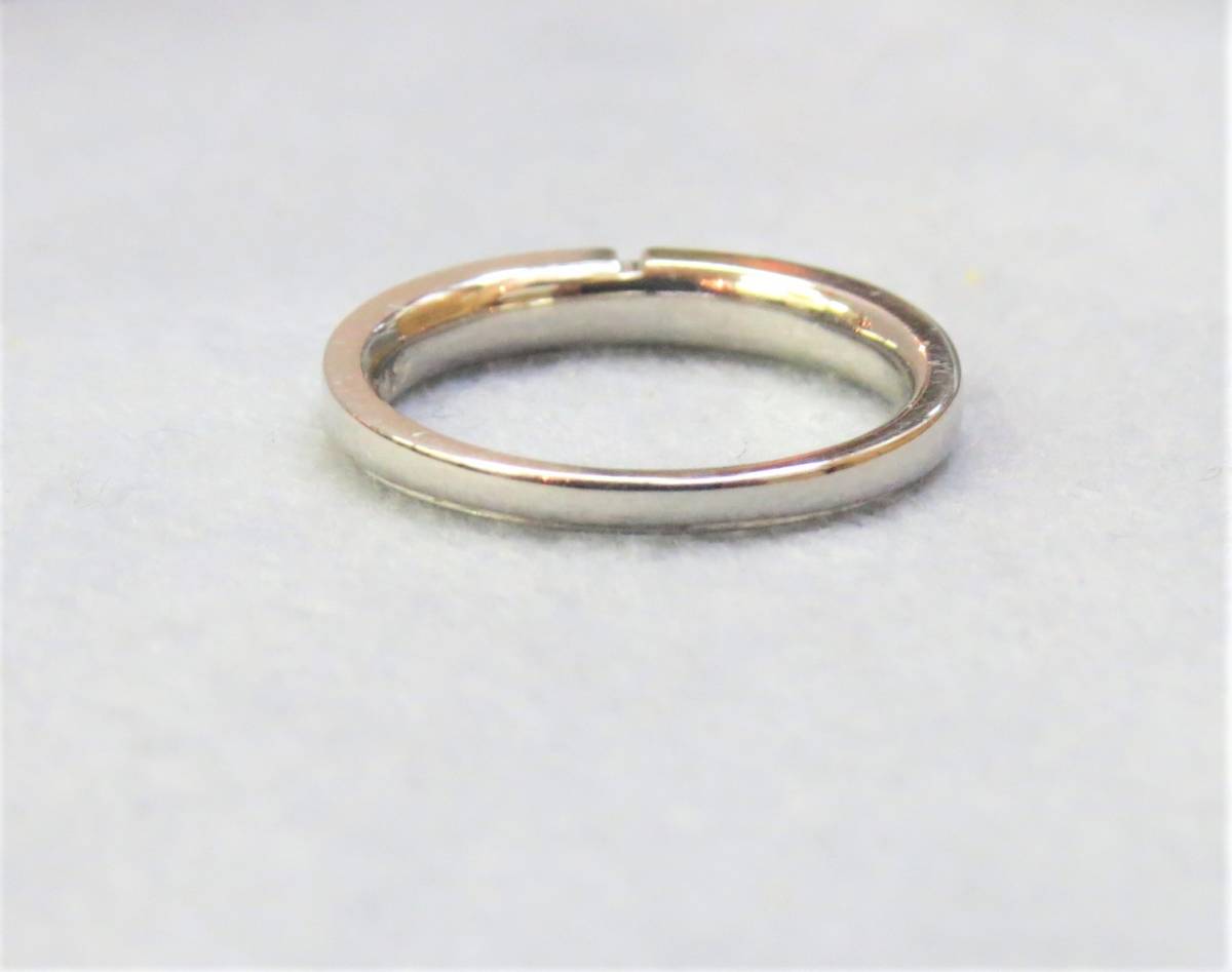 結婚指輪【4℃】【Pt950】消費税&送料込み・天然ダイヤモンド・3.8g