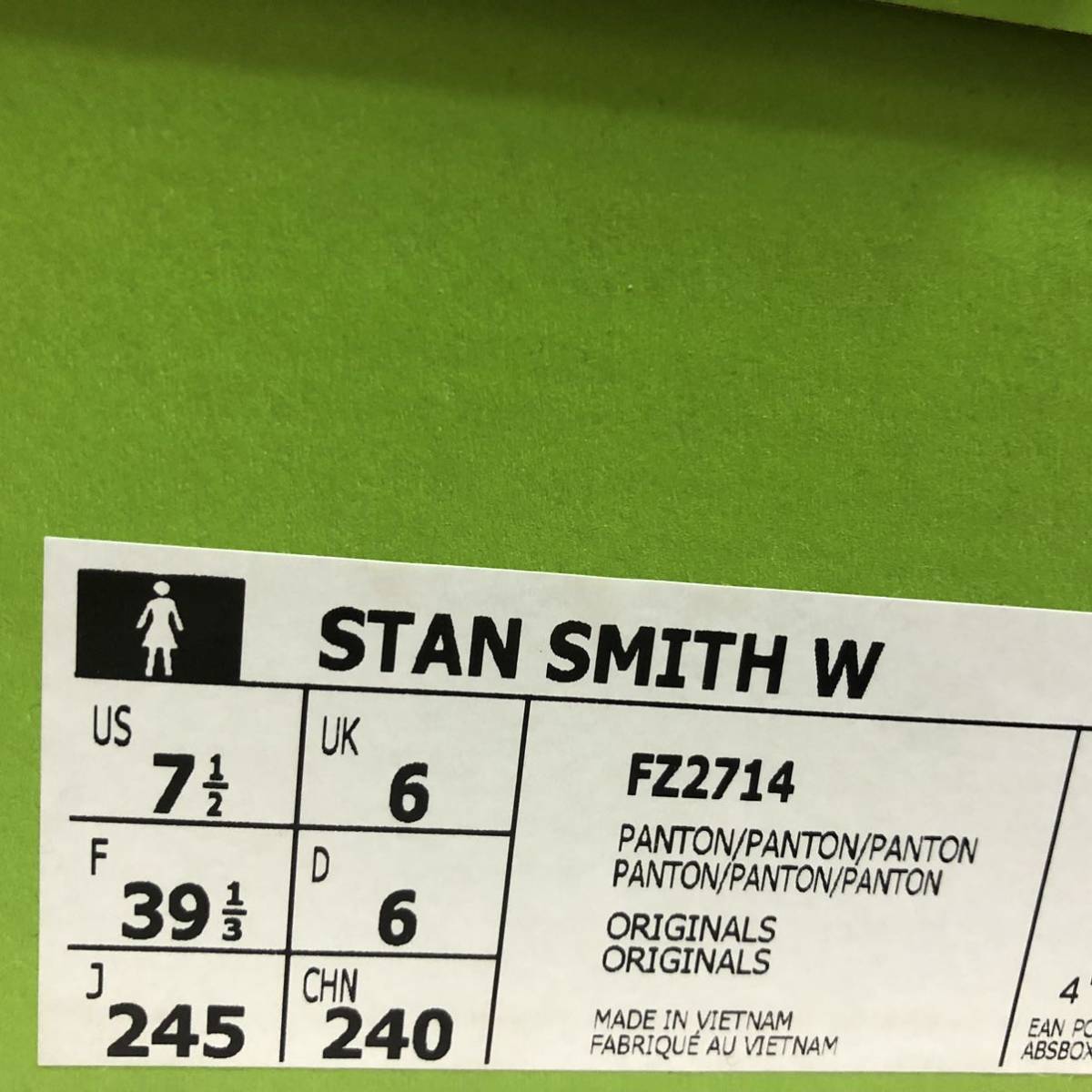 [ new goods ]adidas Stan Smith W Disney Adidas Stansmith FZ2714 sneakers white Rainbow Disney Tinkerbell 24.5