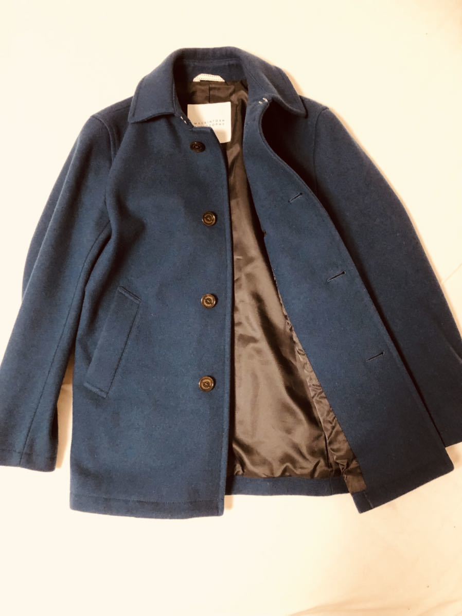MACKINTOSH PHILOSOPHY/マッキントッシュ フィロソフィー コート アドミラル メルトン ウールネイビー 刻印釦 38 MACKINTOSH PHILOSOPHY トロッタージャケット ウール 38L
