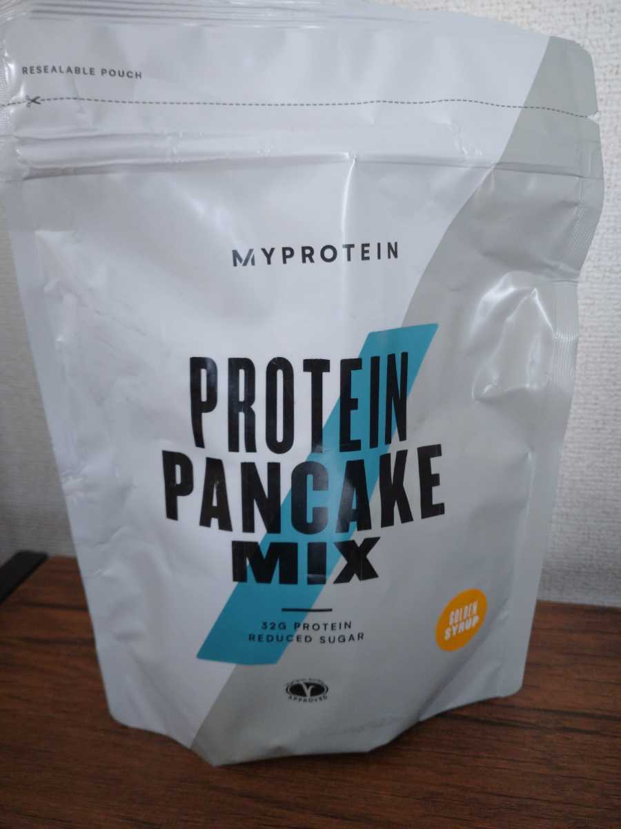 MyProtein　プロテイン　パンケーキミックス　ゴールデンシロップ味　200g　お試しサイズ　筋トレ _画像1