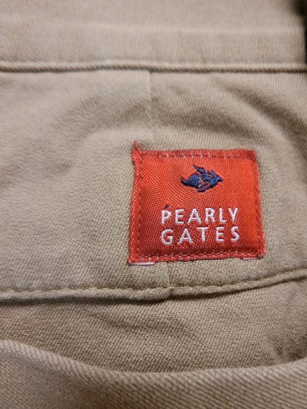 【1円スタート】PEARLY GATES(パーリーゲイツ) パンツ ベージュ レディース 1 ゴルフウェア 1811-1473 中古_画像3