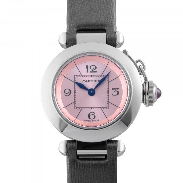 とっておきし新春福袋 カルティエ レディース 腕時計 中古 ピンク文字盤 W3140026 ミスパシャ パシャ Cartier その他