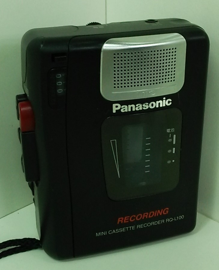 □ Panasonic RQ-L100 ミニカセットレコーダー ジャンク品_画像1