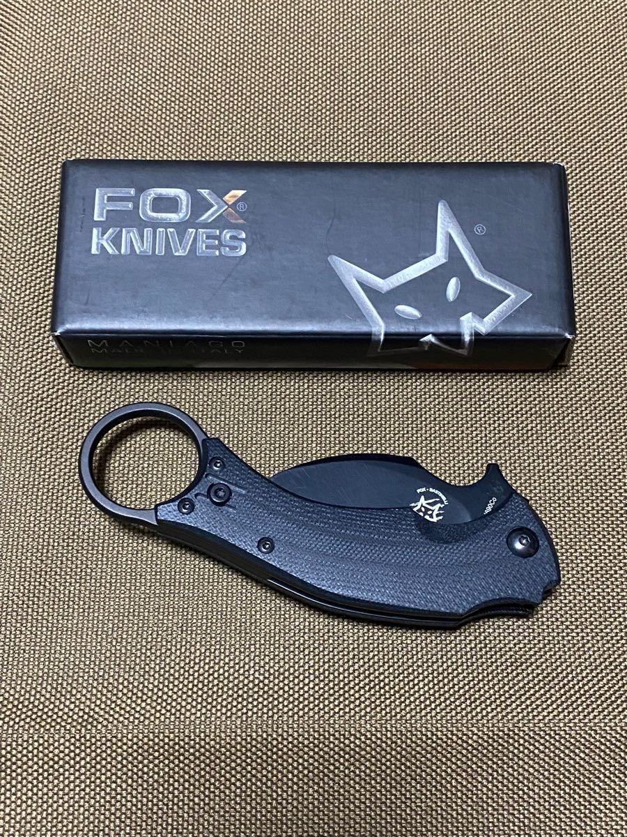 FOX KNIVES blackbird bastinelli ブラックバード　カランビット　FX591