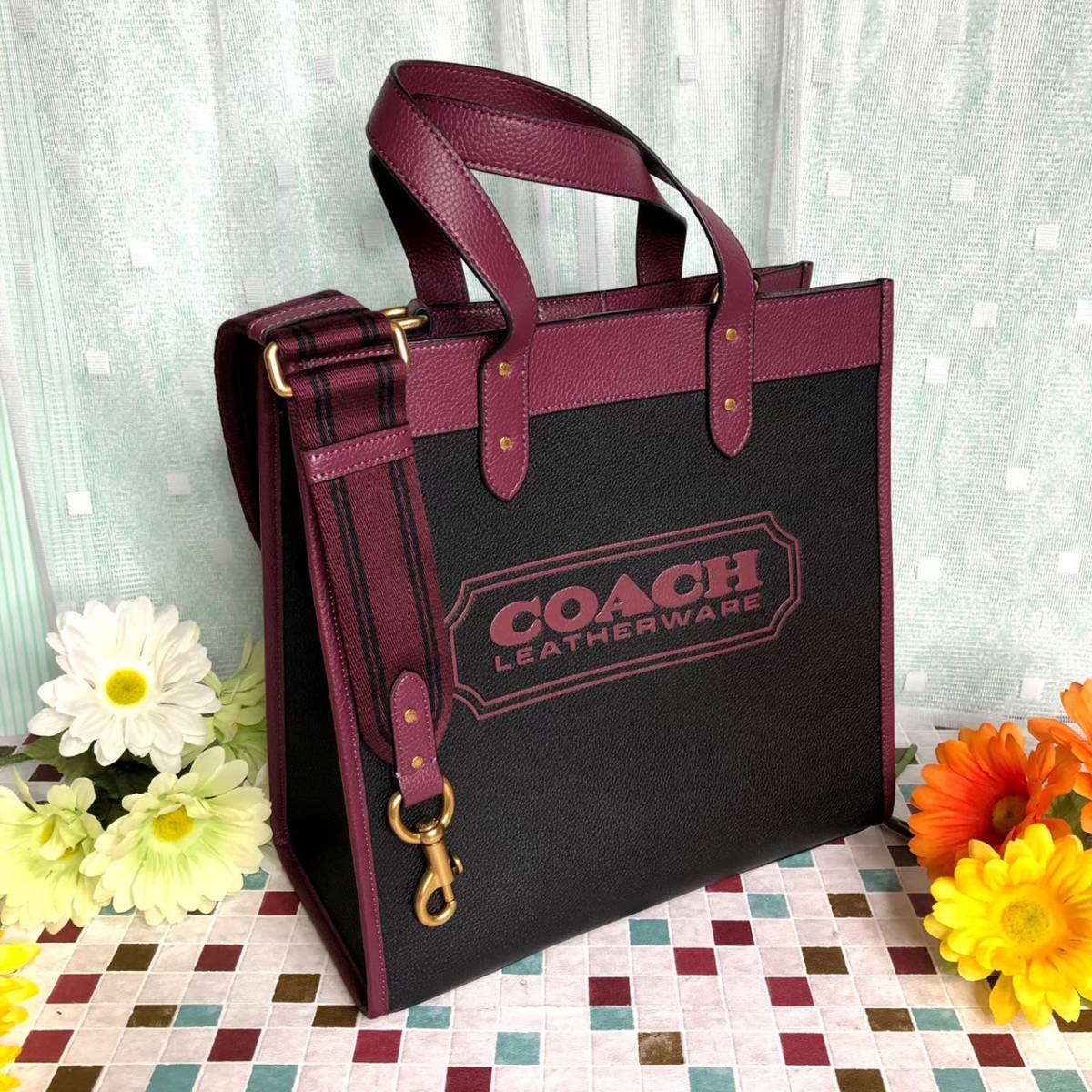 COACH コーチ フィールドトートバッグ 新品 新作 ハンドバッグ