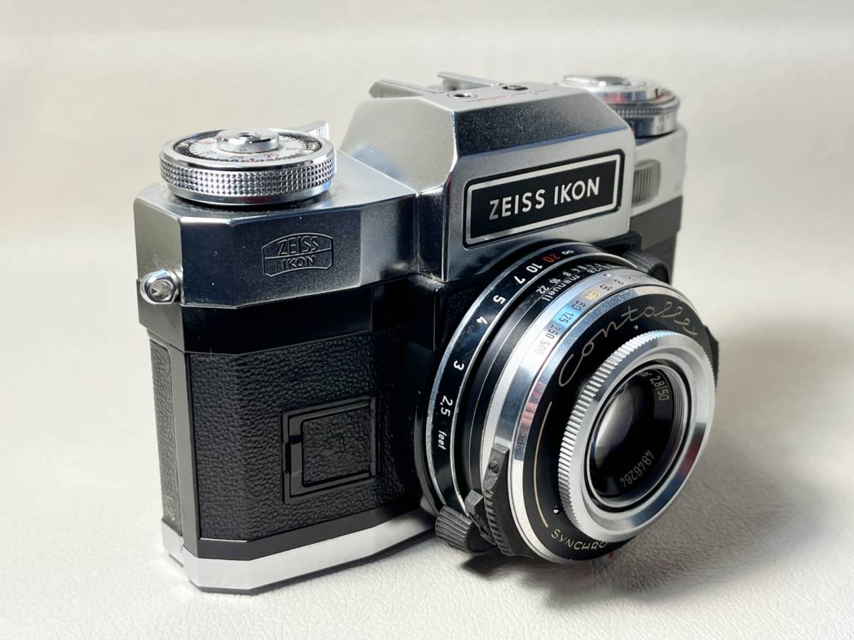 zeiss ikon matir contaflex carl zeiss tessar 2.8/50 synchro compur