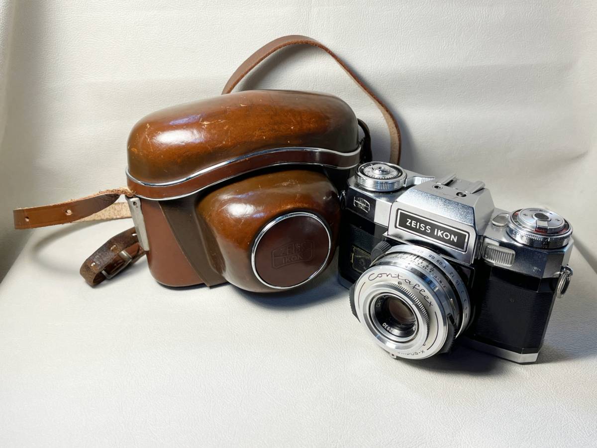 zeiss ikon matir contaflex carl zeiss tessar 2.8/50 ケース付