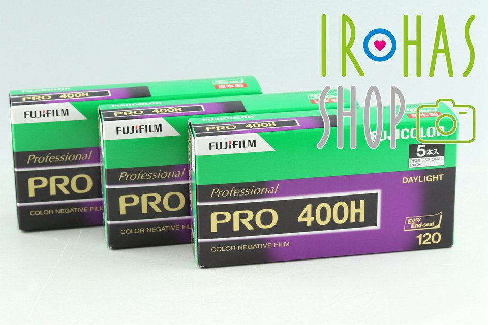 Fujifilm PRO400H 120 Color Negative Film x 3 #FPR40B