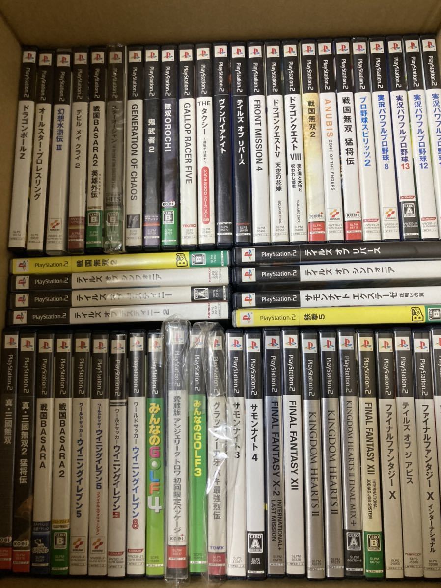 PS2ソフト まとめ売り 大量 約60本 品(その他)｜売買された 