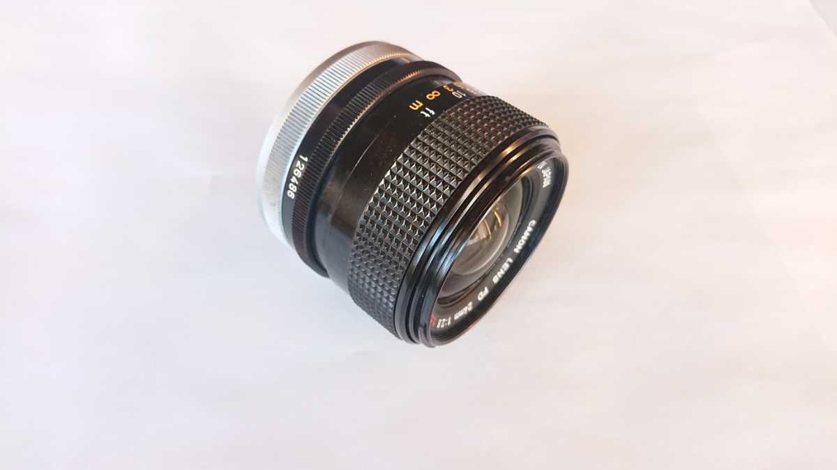 美品 CANON FD 24mm F2.8 s.s.c. ssc 1:2.8 ☆キヤノン☆レンズ ケース