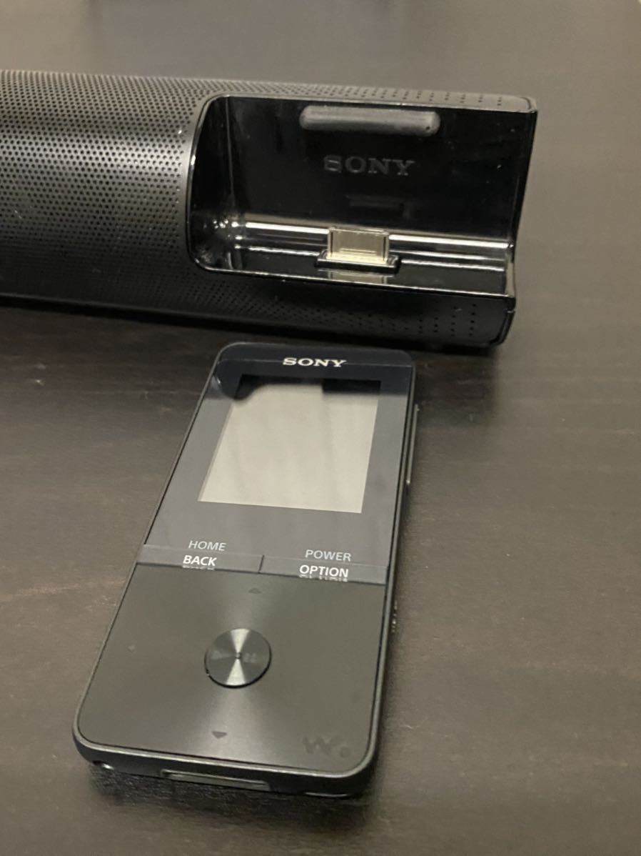 SONY ソニー WALKMAN スピーカー　NW-S313K B ブラック_画像3