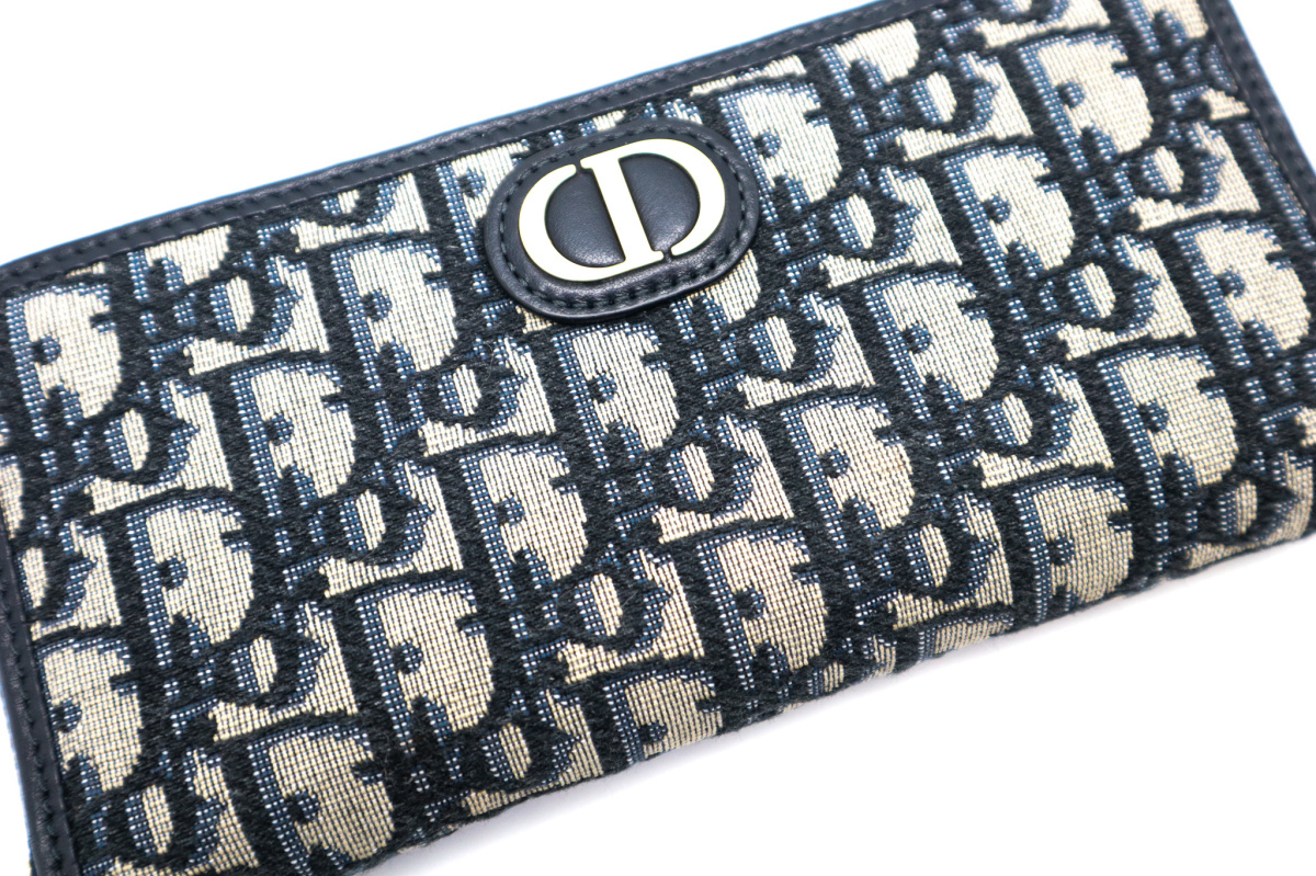 DIOR ディオール 30 MONTAIGNE ウォレット オブリーク ジャガード