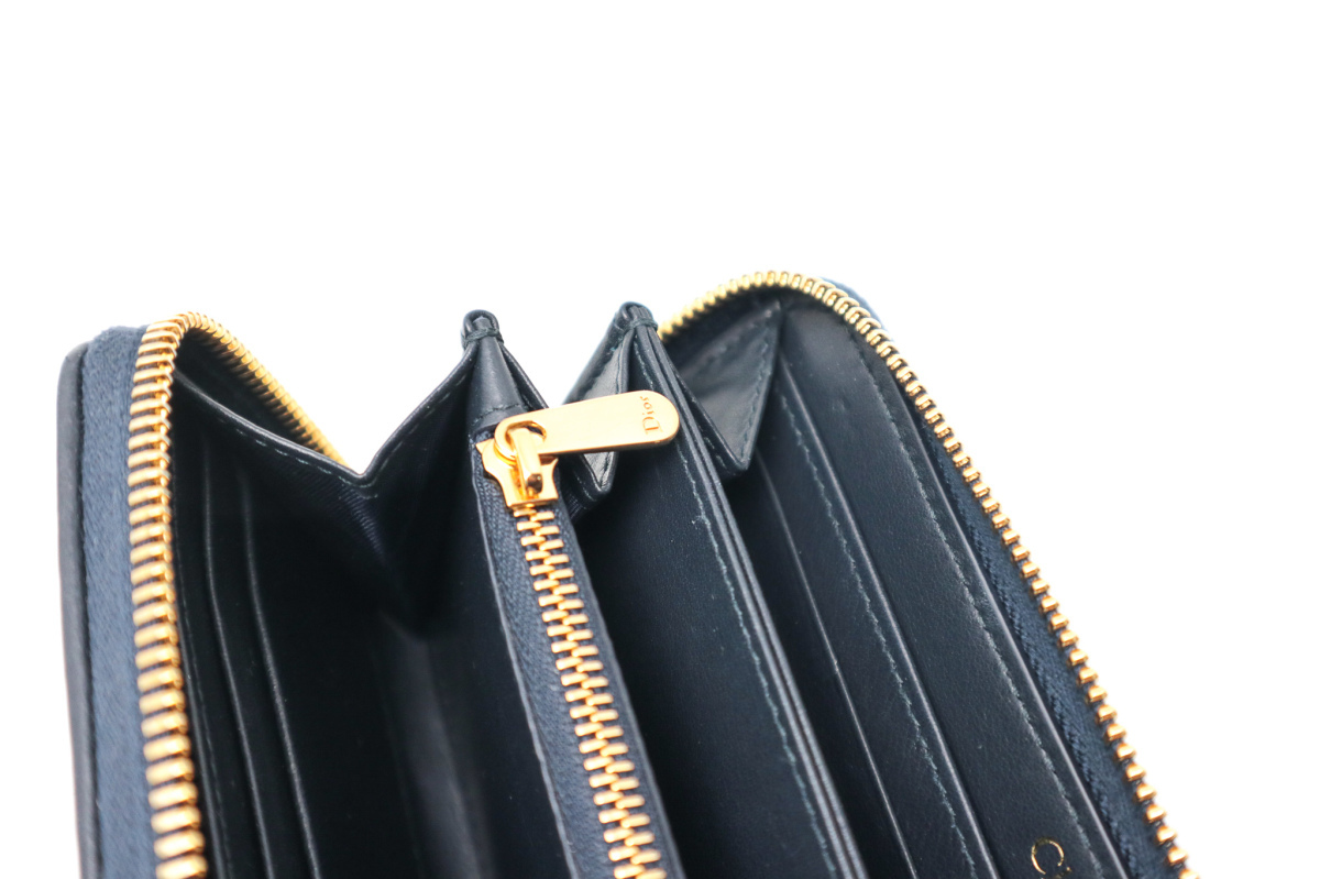 DIOR ディオール 30 MONTAIGNE ウォレット オブリーク ジャガード