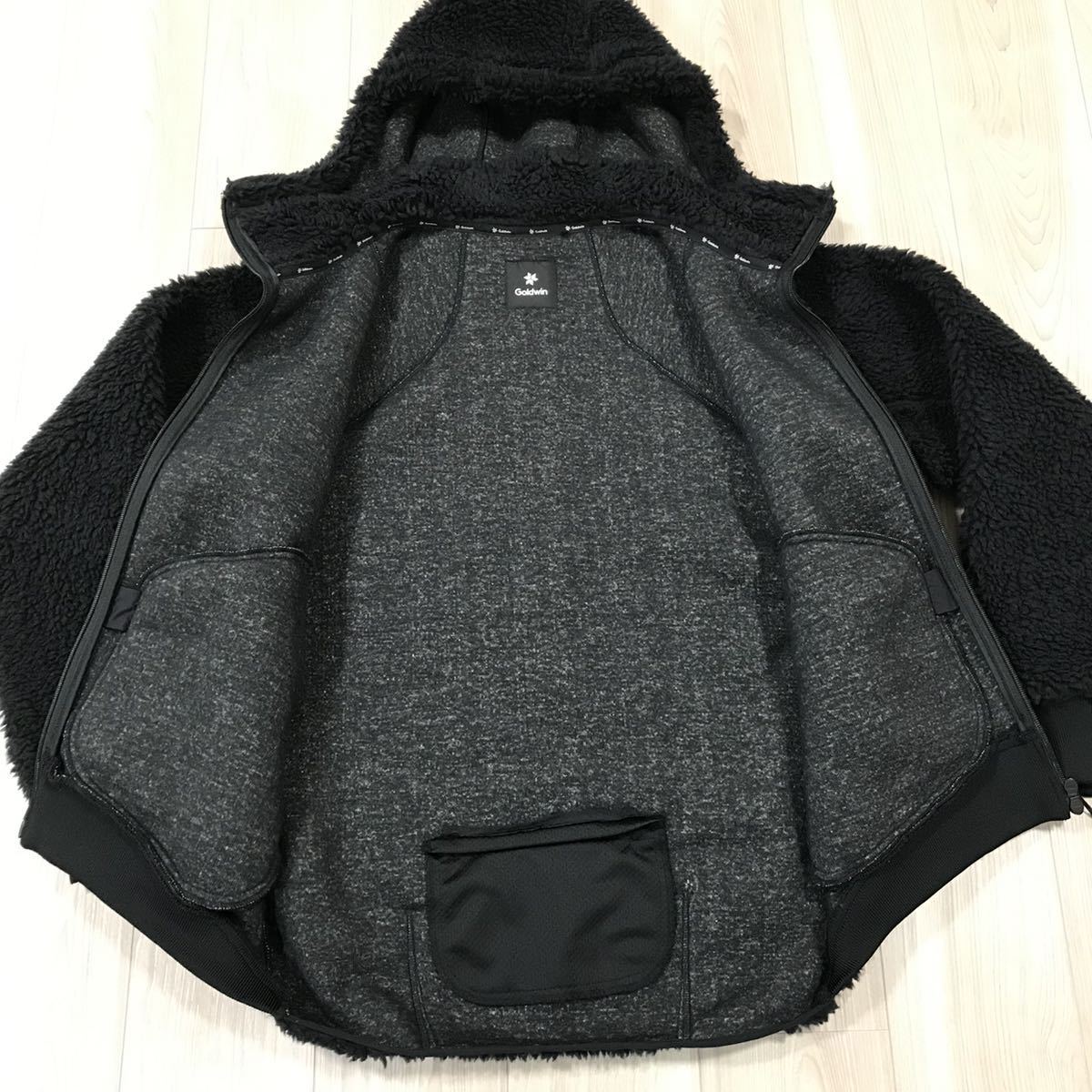 美品GOLDWIN Boa Fleece Parka GL30302Pゴールドウィン ボア フリース ジャケット パーカ フーディ メンズ アウター  プリマロフト ブルゾン