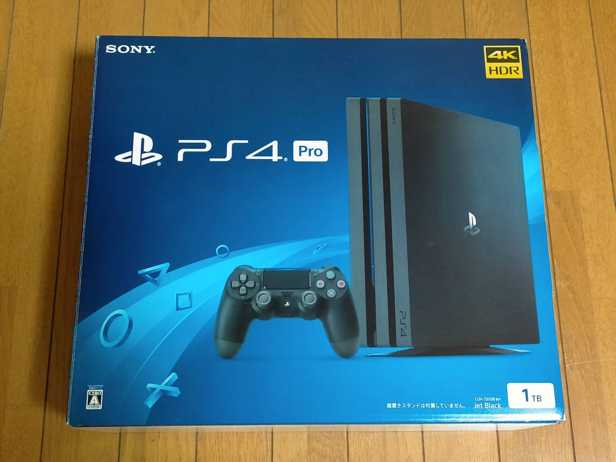 PS4本体 Pro 1TB CUH-7200BB01 中古品 動作確済み 初期化済み Jet